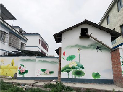 井冈山室外墙绘-从选材到保养。