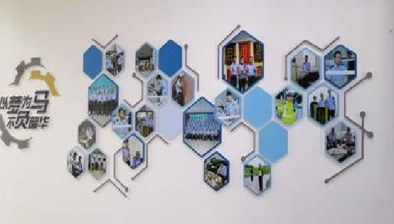 井冈山文化墙最常见的做法。