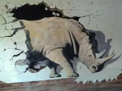 井冈山在墙绘中，如何绘制3D效果？