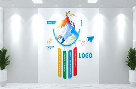 井冈山公司企业形象墙的工艺材料有哪些？